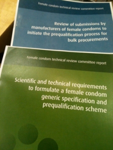 Reports from the Female Condom Technical Review Committee